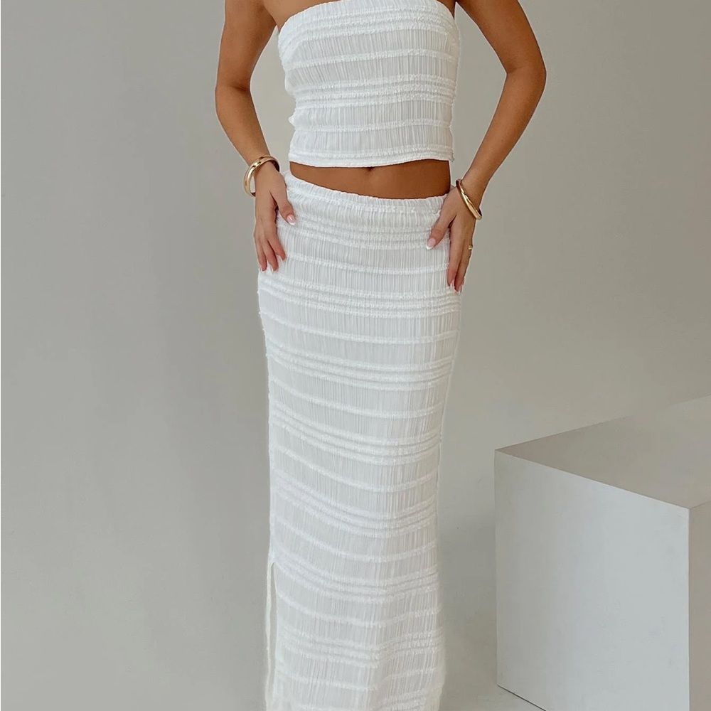 Princess Polly Orzo White Skirt Set NWT